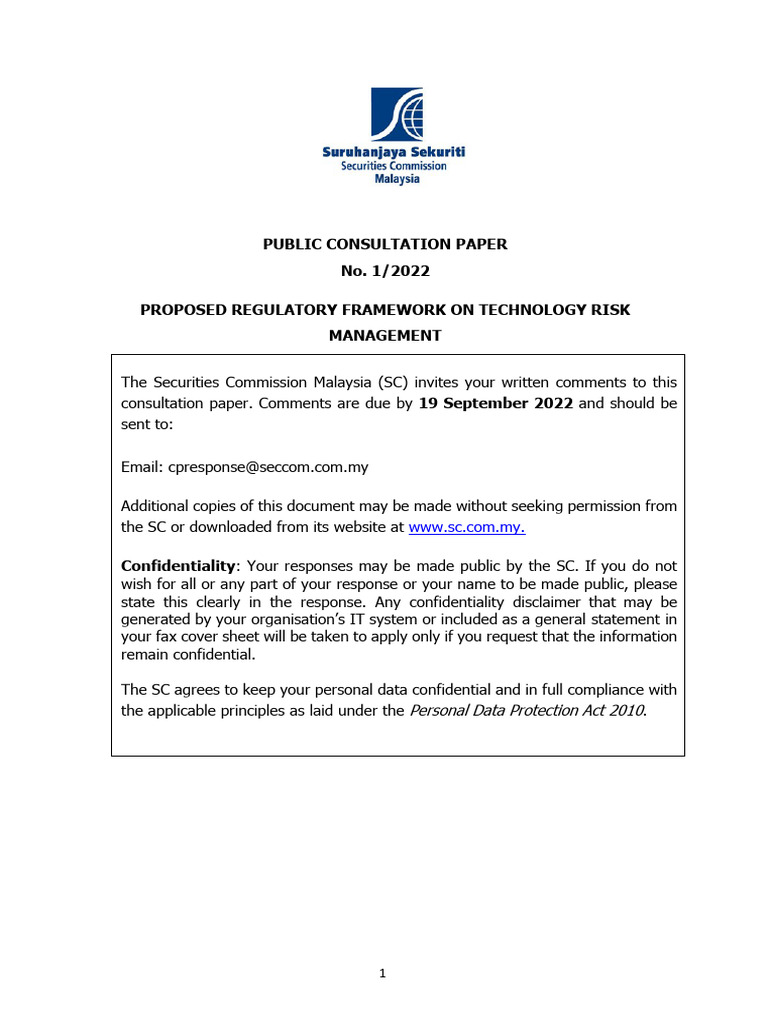Proposed Tech Risk Management Framework | PDF | Internal Control ...