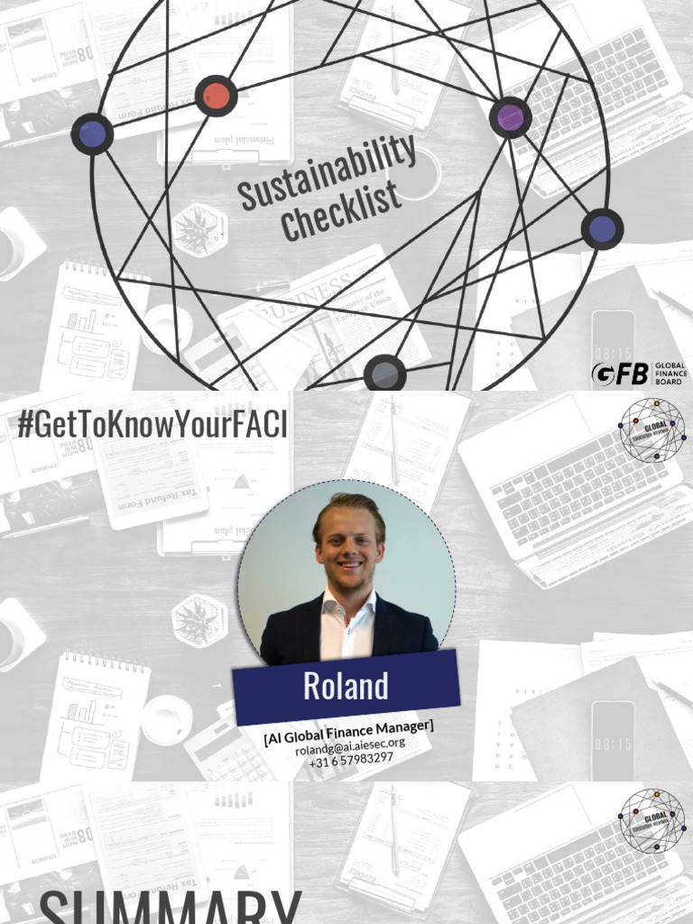 Sustainability Checklist | PDF | Sustainability | Business