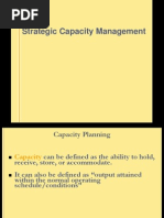 Strategic Capacity MGMT