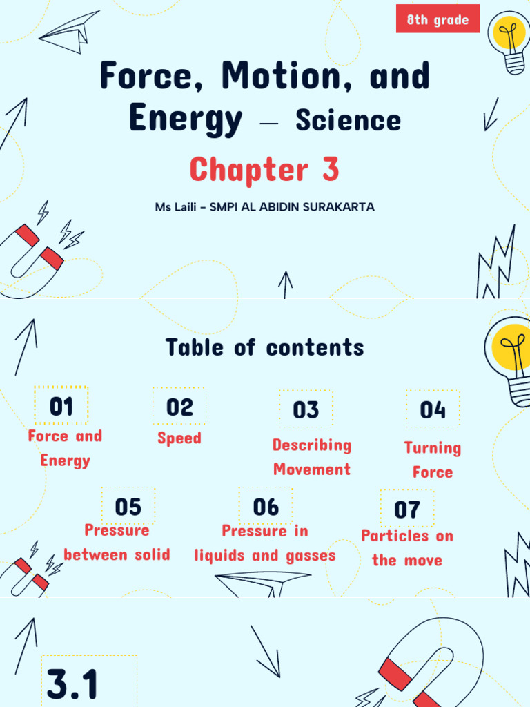 Forces and Motion in 8th Grade Science | PDF | Force | Speed
