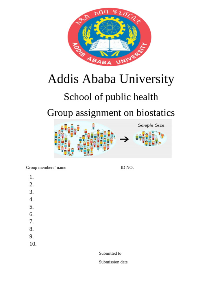 Biostatistics Group Assignment Analysis | PDF | Medicine | Health Care