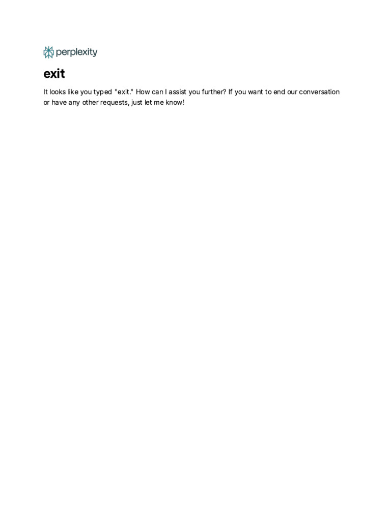 Exit | PDF