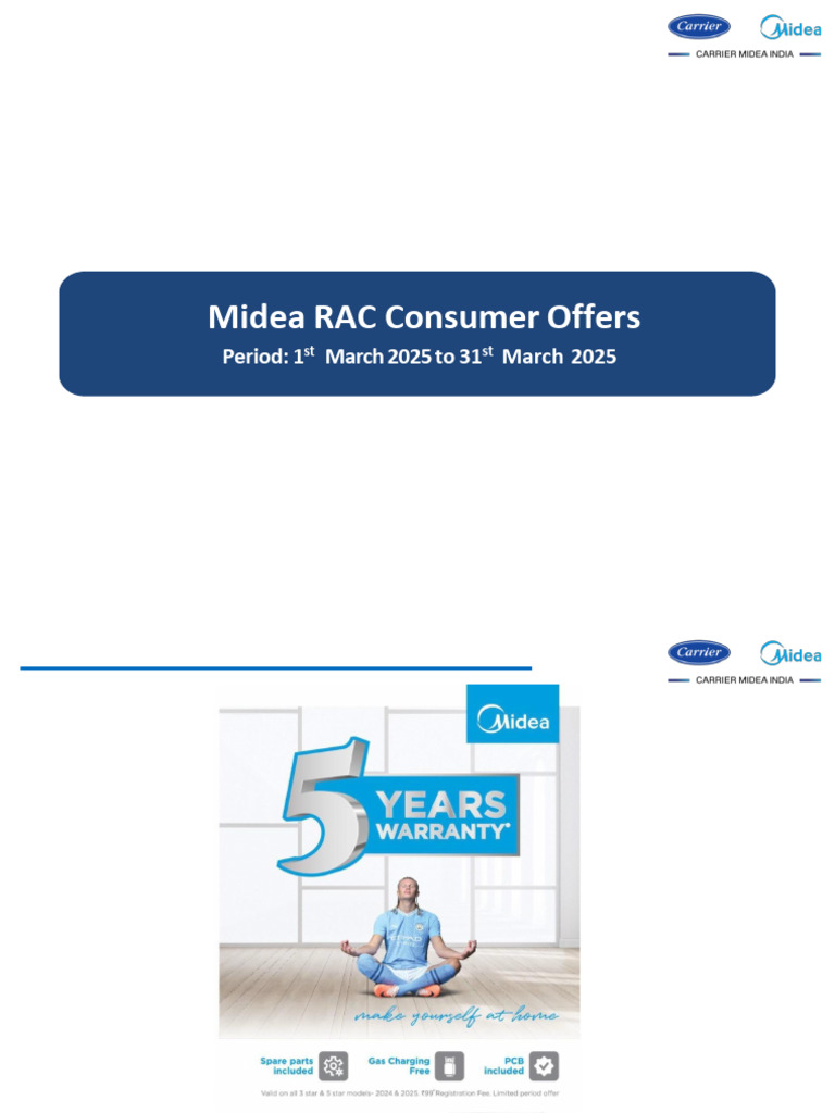Midea RAC Offers: March 2025 Promotions | PDF | Credit Card | Personal ...