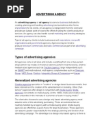 Advertising Agency: Types of Advertising Agencies