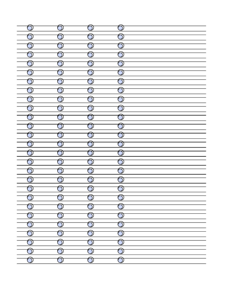 Answer Sheet With Borders | PDF