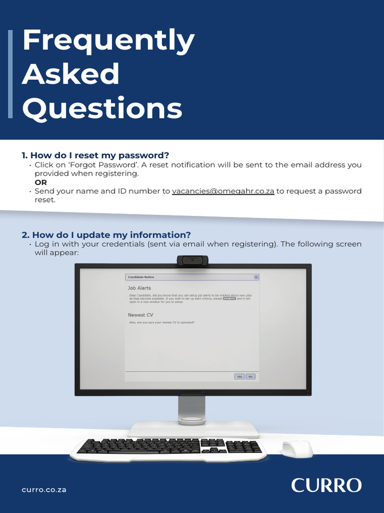 Curro Login Password Reset Guide | PDF