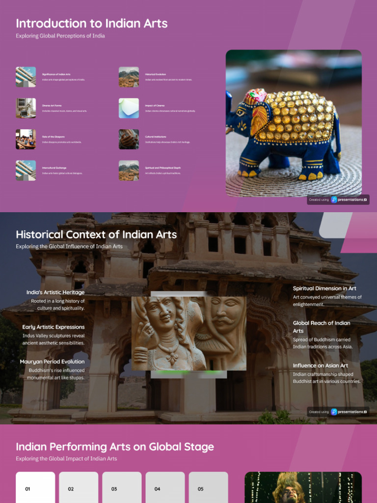 The Role of Indian Arts in Global Perception | PDF