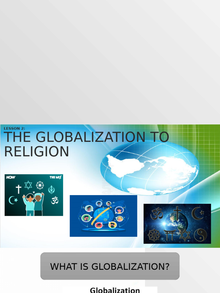 Globalization's Impact on Religion | PDF | Religious Faiths ...
