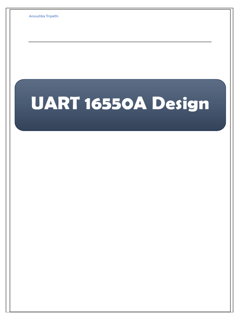Uart 16550 Fifo | PDF | Pointer (Computer Programming) | Computer ...