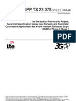 23078-A00 - Customized Applications For Mobile Network Enhanced Logic (CAMEL) Phase 4 Stage 2