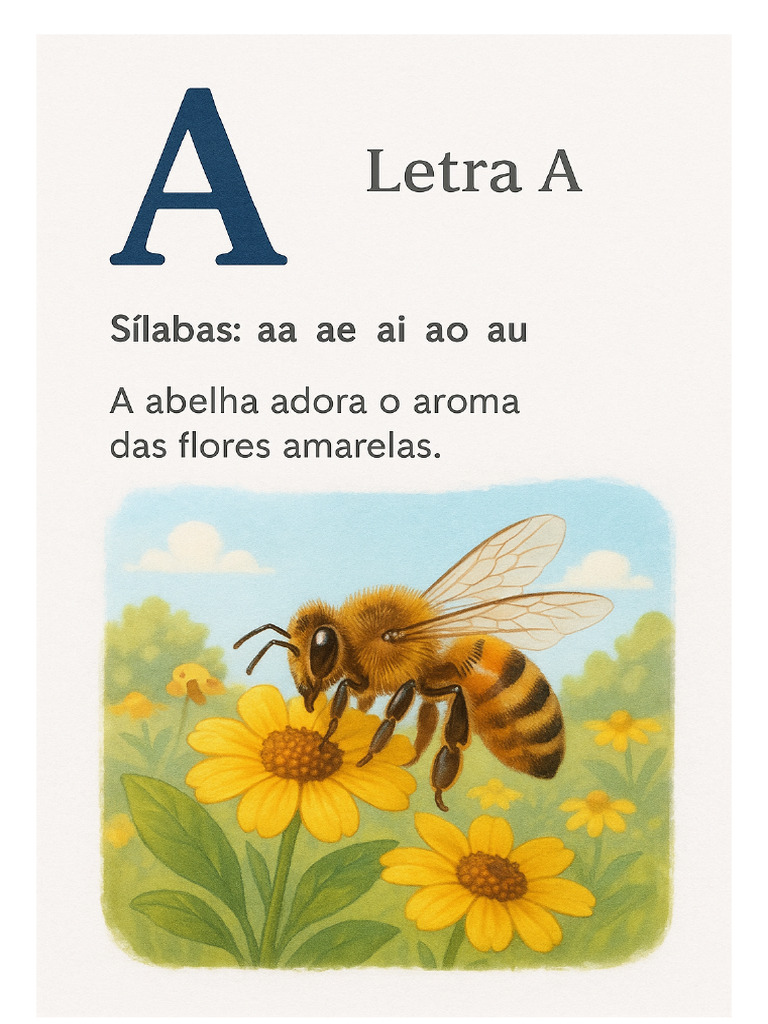 Apostila Letra A | PDF