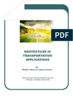 Geotextiles in Transportation Applications