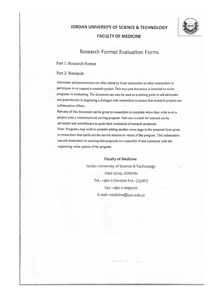 Research Forms | PDF