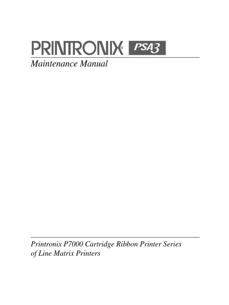 P7000 Generation 2 Maintenance Guide | PDF | Printer (Computing ...