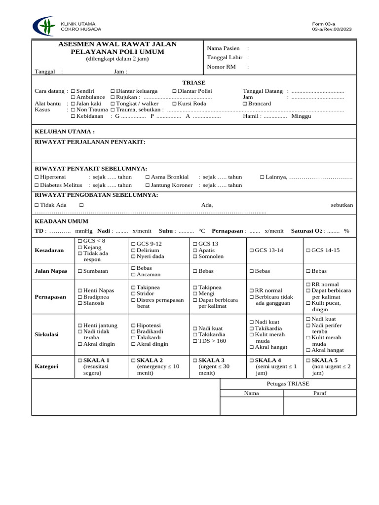 Contoh Rekam Medis | PDF