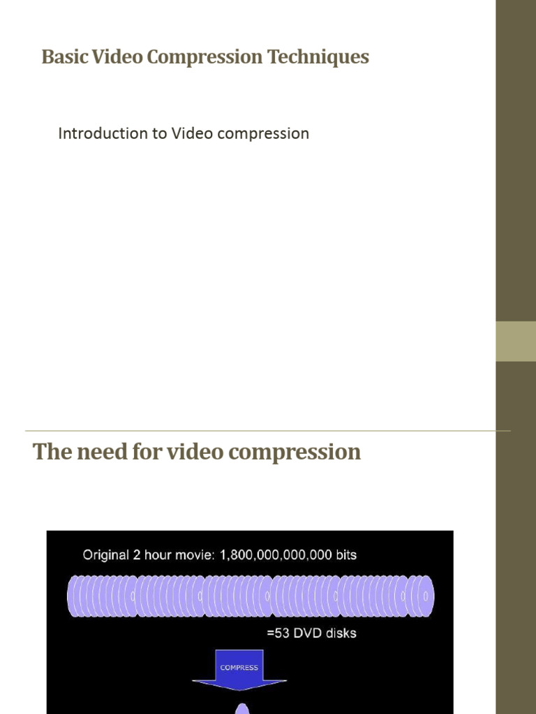 Unit-5 Video Compression | PDF | Data Compression | Video