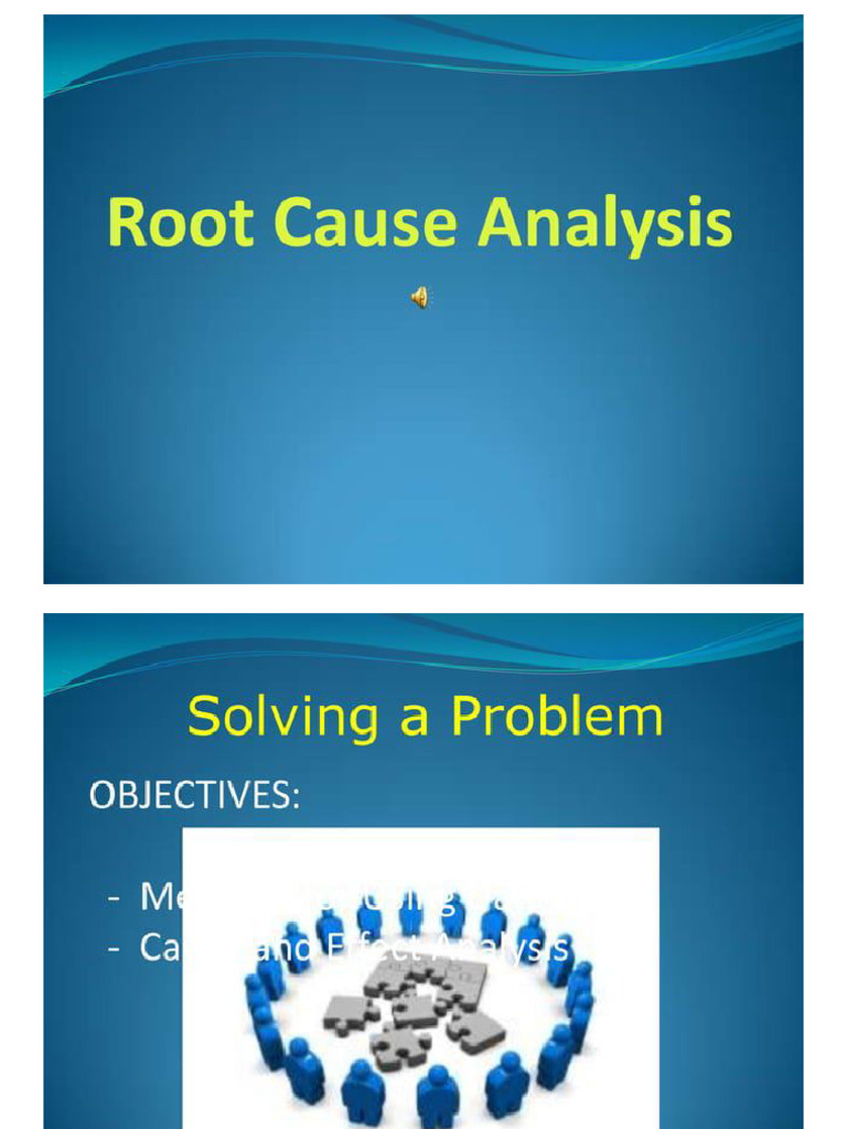 Root Cause Analysis 1722401164 | PDF