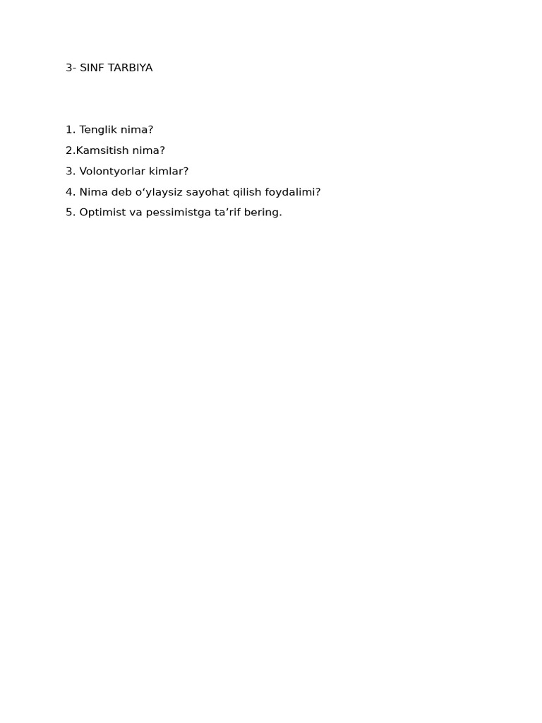 Tarbi Ya | PDF