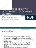 Implications of Cognitive Development To Teaching and Learning