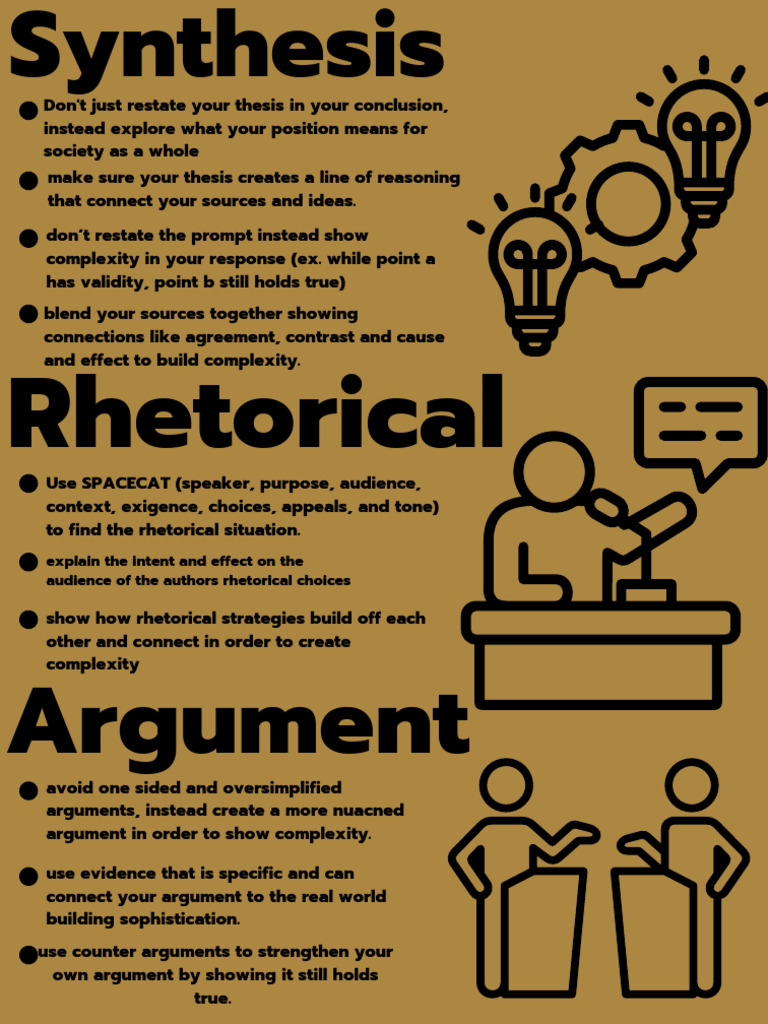Crafting Complex Rhetorical Arguments | PDF