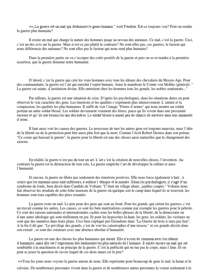 Ce Coeur Qui Haissait La Guerre