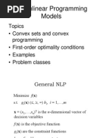 2 Nonlinear Programming Models