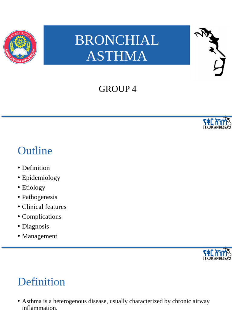 Understanding Bronchial Asthma: Overview and Management | PDF | Asthma ...