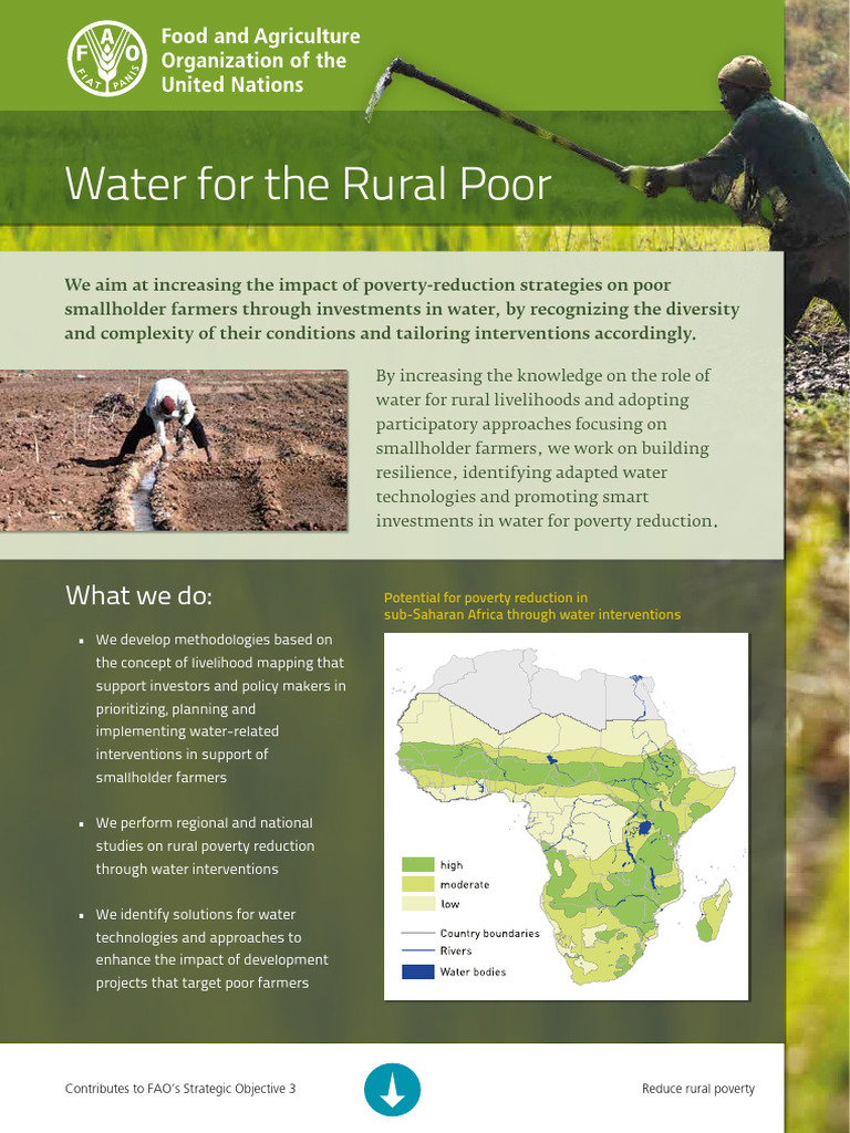 Water For The Rural Poor | PDF | Rural Poverty | Poverty Reduction