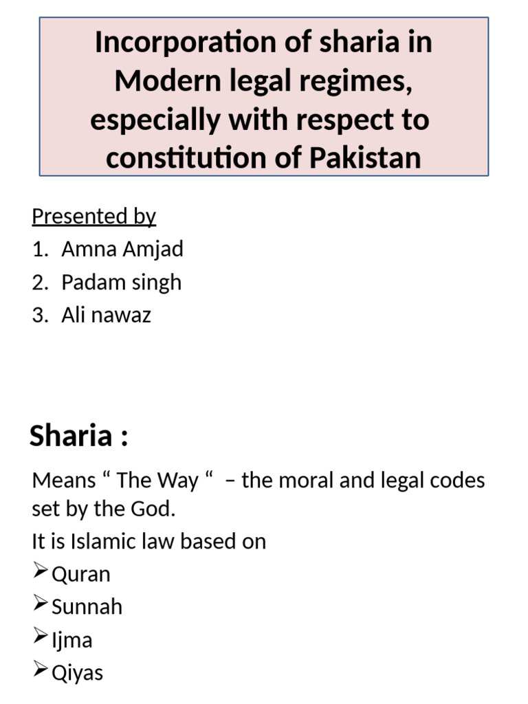 Sharia and Modern Law in Pakistan | PDF | Sharia | Justice