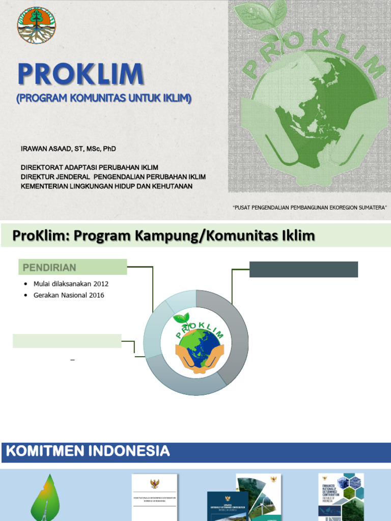 Rekonseptualisasi Program ProKlim 2024 | PDF
