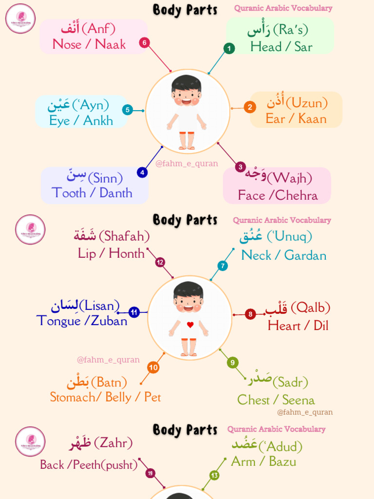 Quranic Arabic Vocabulary - Simple 202 Words | PDF