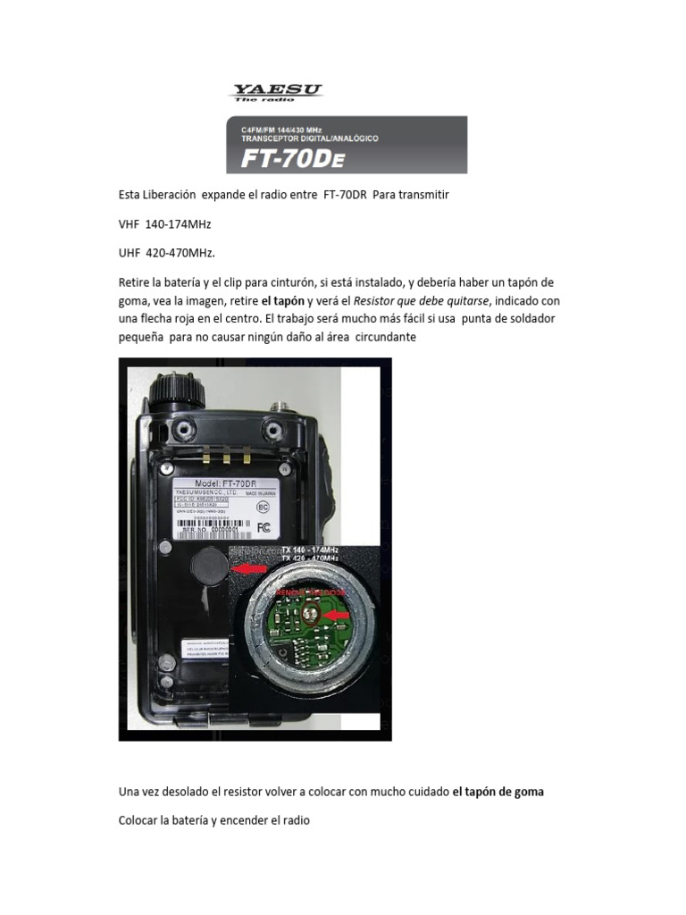 Ft-70dr Mars Mod | PDF