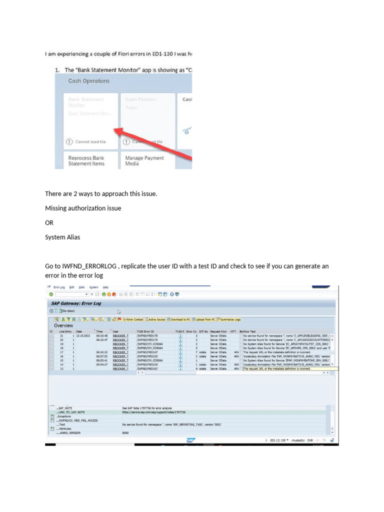 Resolving Missing System Alias Issue | PDF
