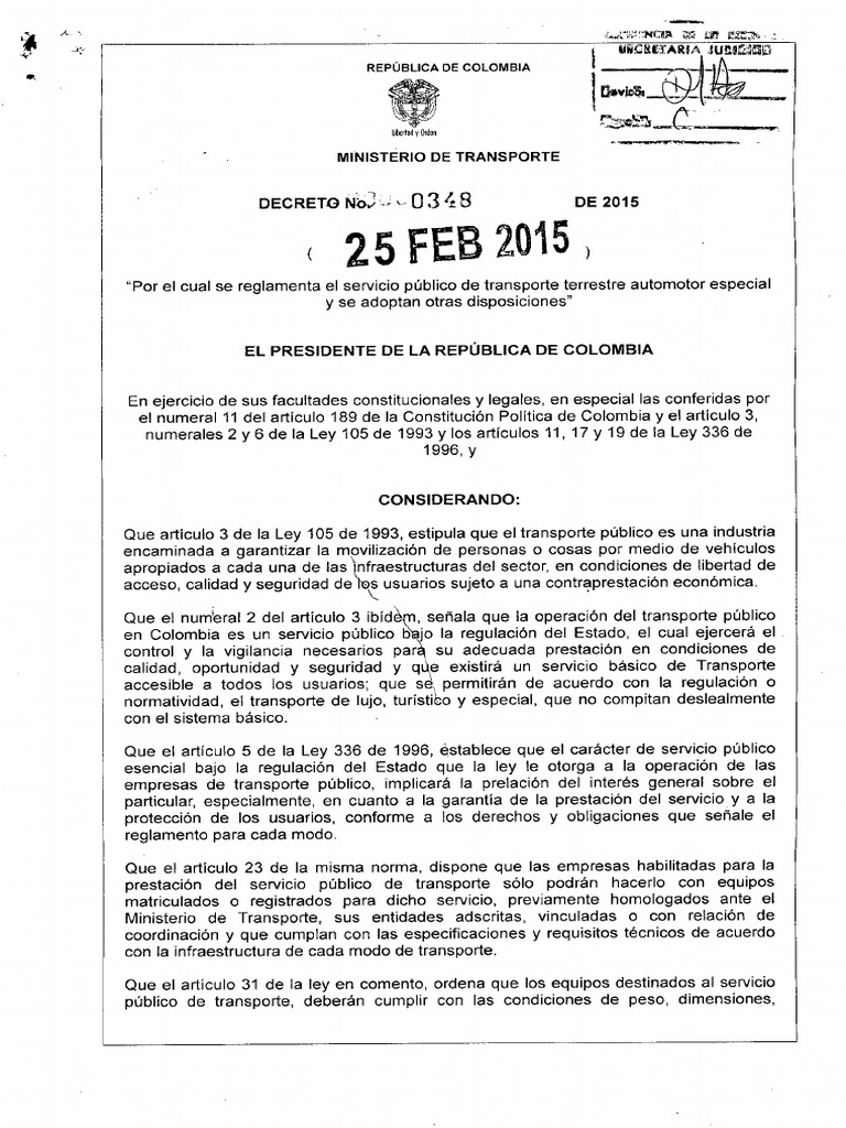 Decreto 348 | PDF