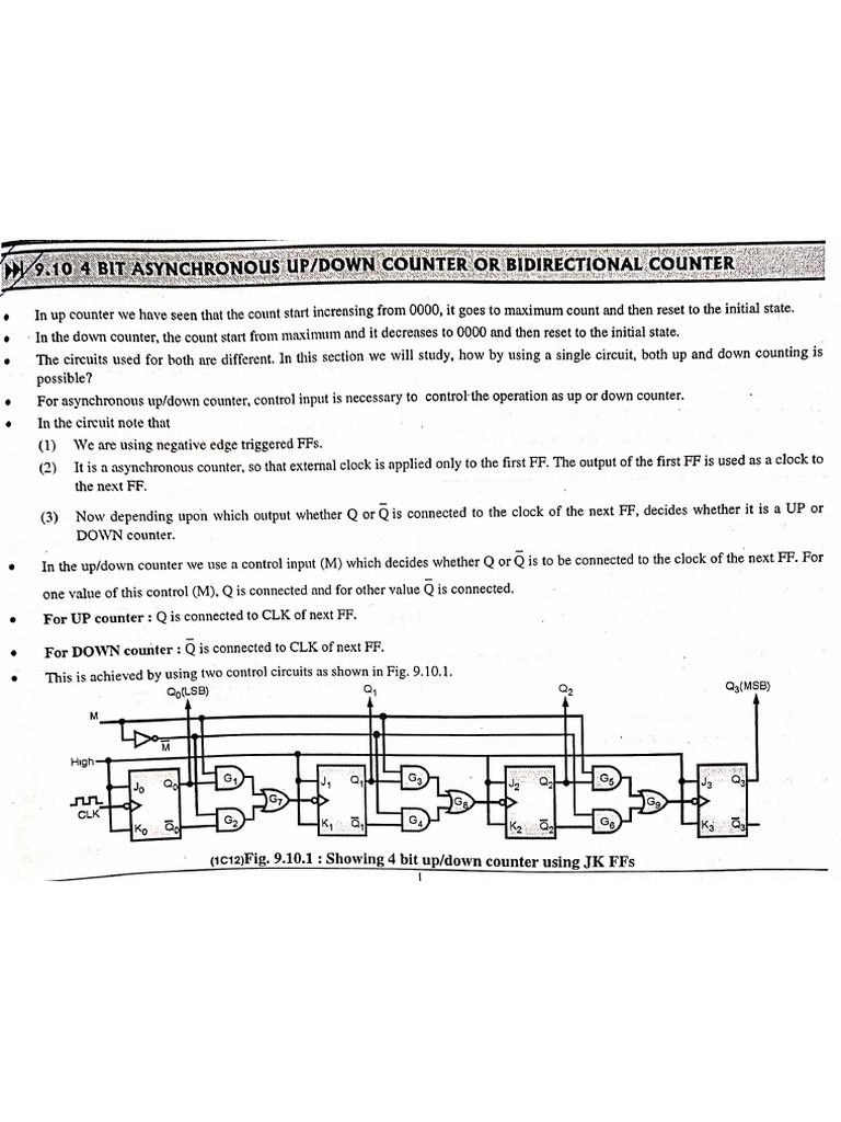 Asynchronous, Synchronous Up & Down CounterRipple (Asynchronous ...