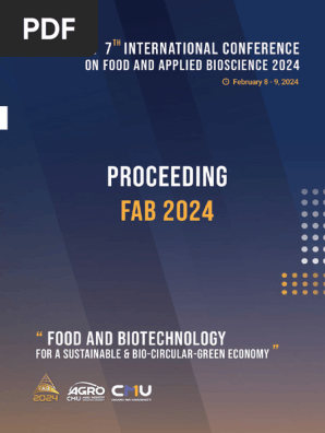 Sigma 17-70mm F2.8-4 DC MACRO [キヤノン用] Food Bioscience Conference 2024 Proceedings | PDF