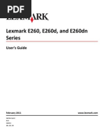 Download Lexmark E260D User Manual by Breck Lundin SN86450727 doc pdf