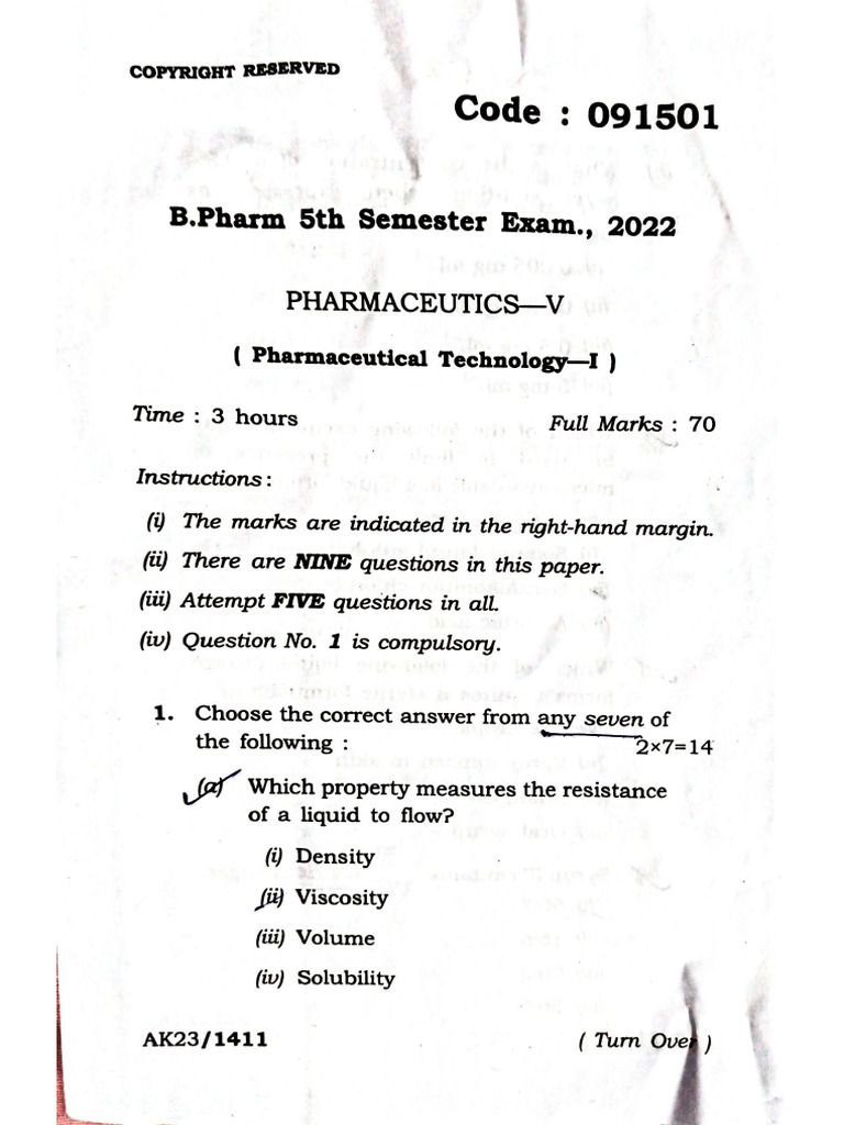 2022 5th Sem Questions | PDF