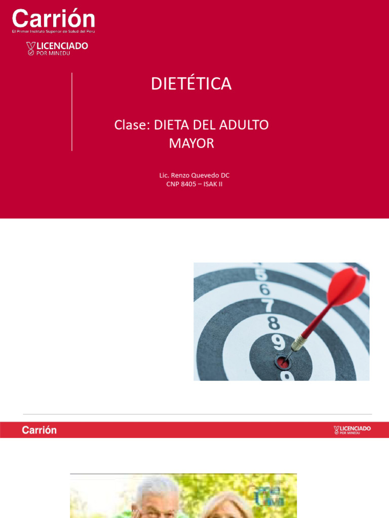 Dieta Balanceada para Adultos Mayores | PDF | Dieta | Alimentos