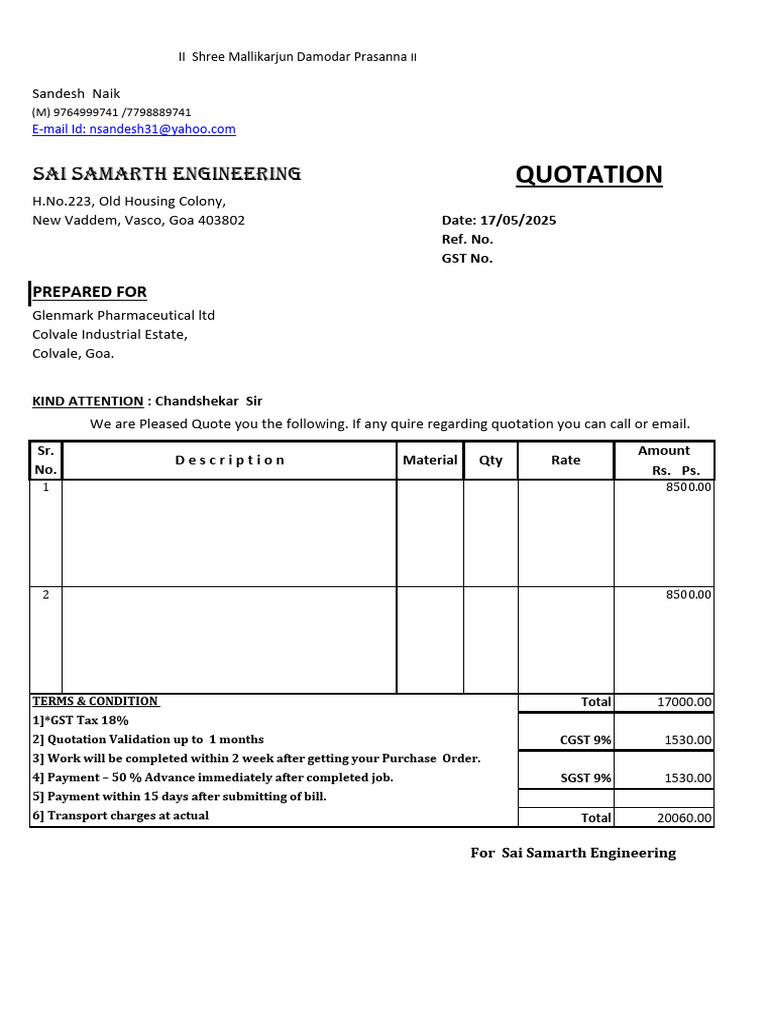 Sse Qut 25 Glenmark 064 | PDF