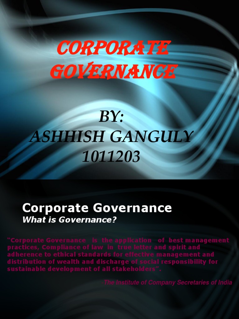 Corporate Governance | PDF | Board Of Directors | Corporate Governance