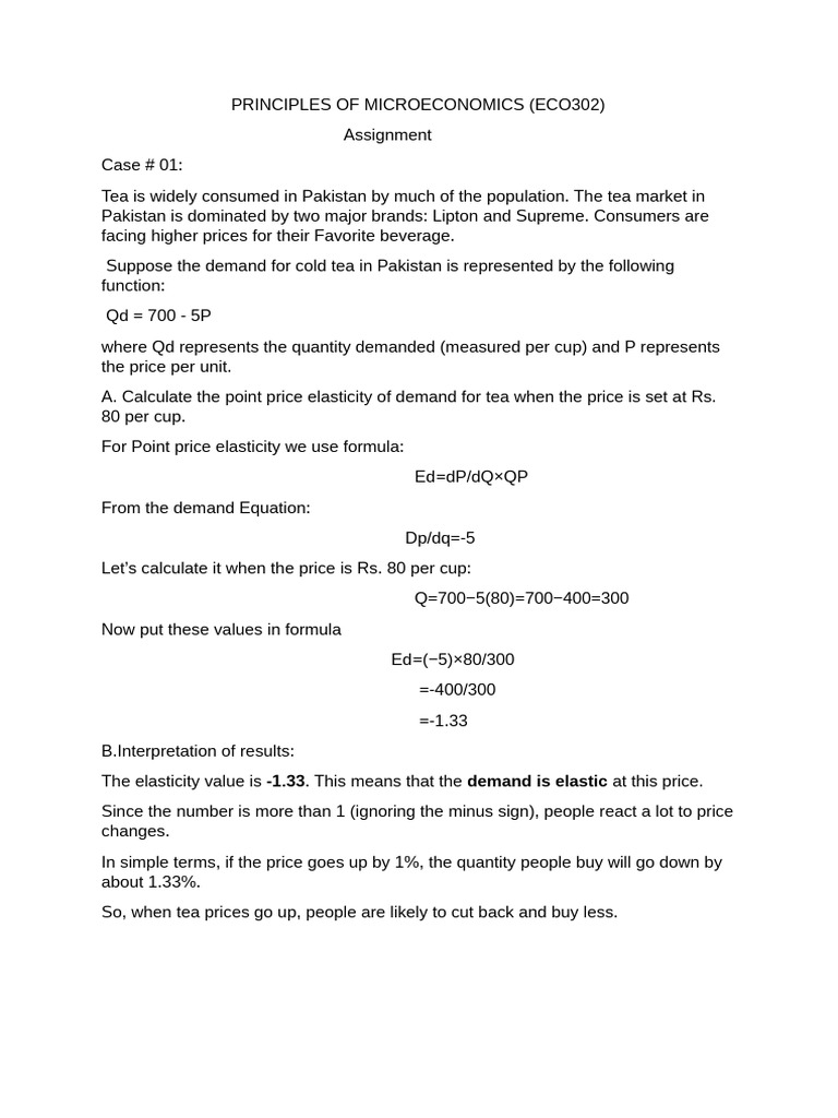 Principles of Microeconomics | PDF
