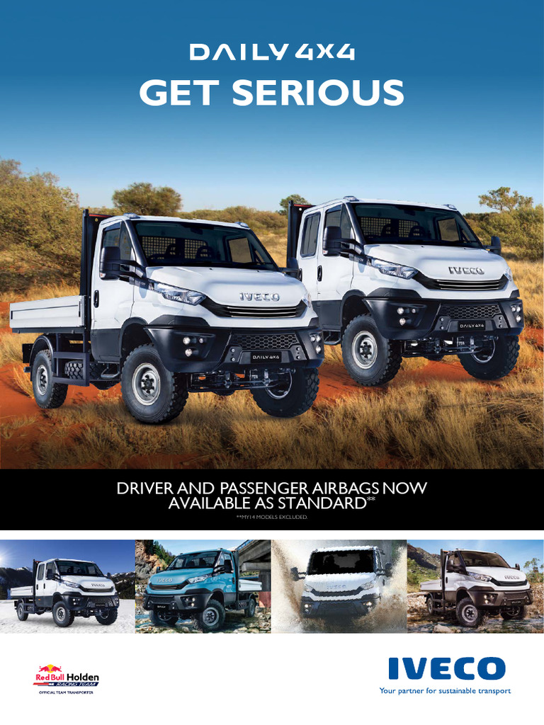 IVECO Daily 4x4 Specifications Overview | PDF | Truck | Four Wheel Drive