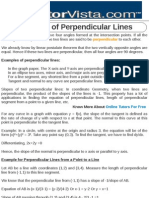 Definition of Perpendicular Lines