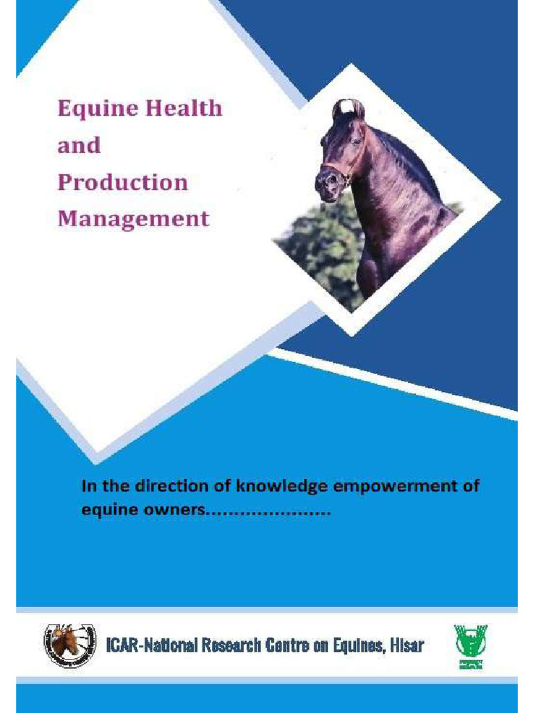 Equine Health and Production Guide | PDF | Influenza | Horses