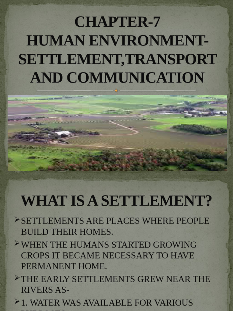 Chapter 7 Geography | PDF | Civilization | Rail Transport