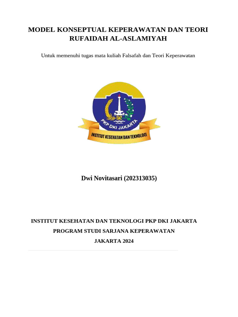 Peran Rufaidah Al-Aslamiyah dalam Keperawatan Islam | PDF