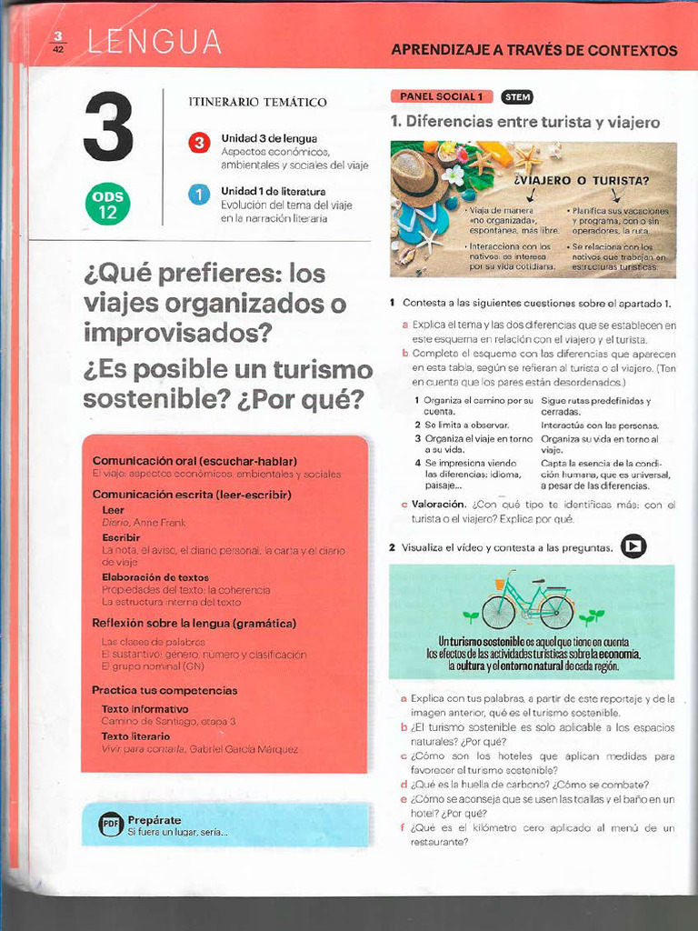 Tema 3 Lengua | PDF