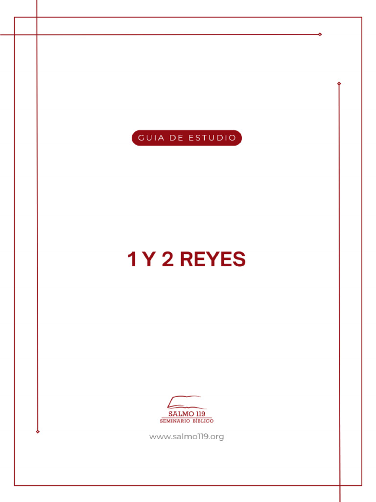 Análisis del Libro de Reyes en la Biblia | PDF | Elijah | Libros de reyes