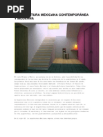 ARQUITECTURA MEXICANA CONTEMPORÁNEA Y MODERNA